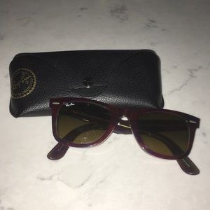 Multicolored Ray Bans. Like new!